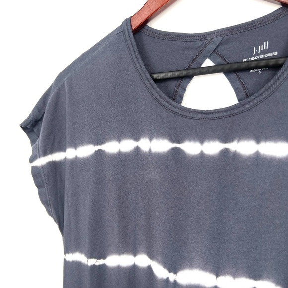 J. Jill Size Small Fit Tie-Dyed Dress Modal Dress Blouse Shirt Top Summer Beach - Picture 2 of 8